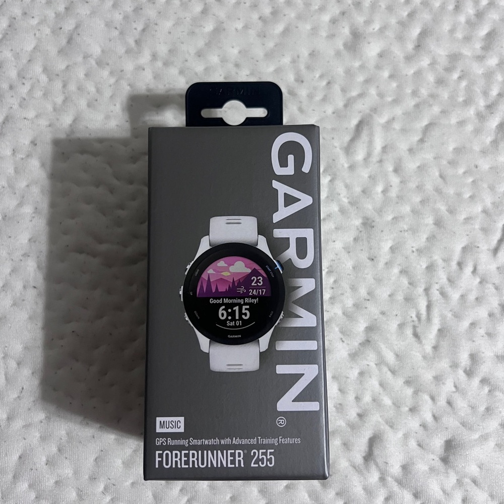 Garmin Forerunner 255 Smartwatch - White